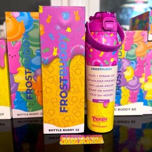 NIB Peeps Drip Insulated 32oz Frost Buddy Ice Cream Drip Water Bottle Buddy NIB
